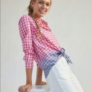 NWT Anthropologie Pilcro Relaxed Buttondown XS